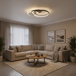 Silo LED Ceiling Light (Dimmable, CCT & Remote Control)