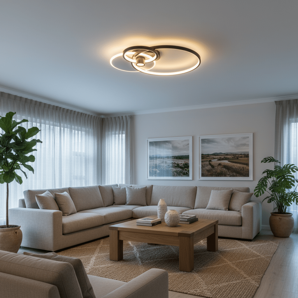 Silo LED Ceiling Light (Dimmable, CCT & Remote Control)
