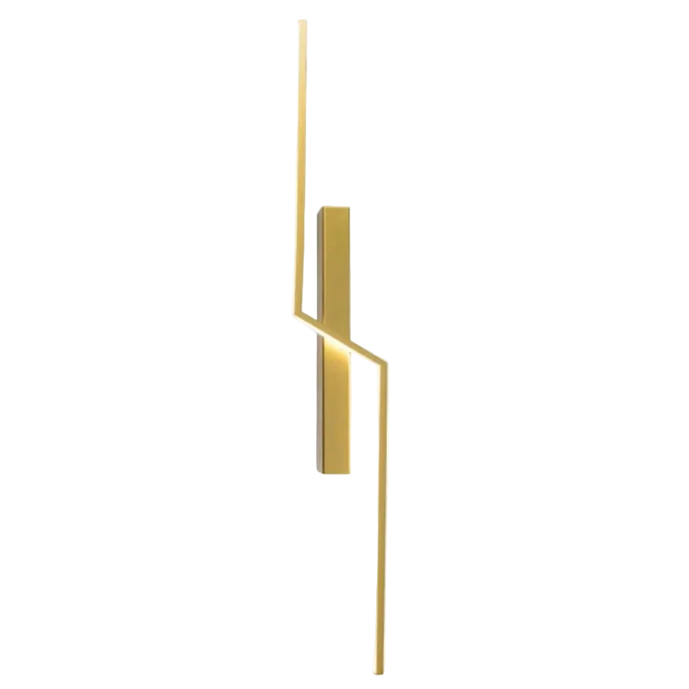 Gold LED Wall Light - Modern Design