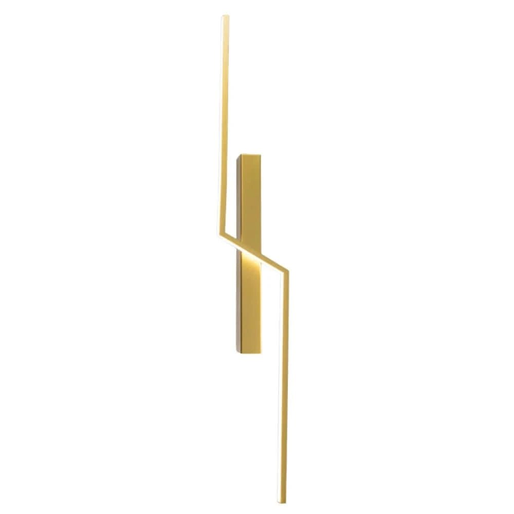 Gold LED Wall Light - Modern Design