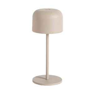 Dimmable and rechargeable table lamp with a sleek design and touch control for brightness adjustment.