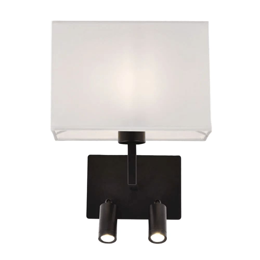 Mata Black Bedside Wall & Reading Light