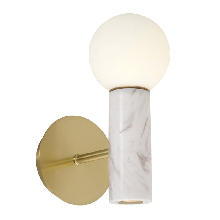 Ollie White Marble Wall Light - Future Light - LED Lights South Africa