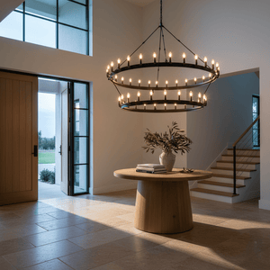 Ranch 2 Tier Chandelier