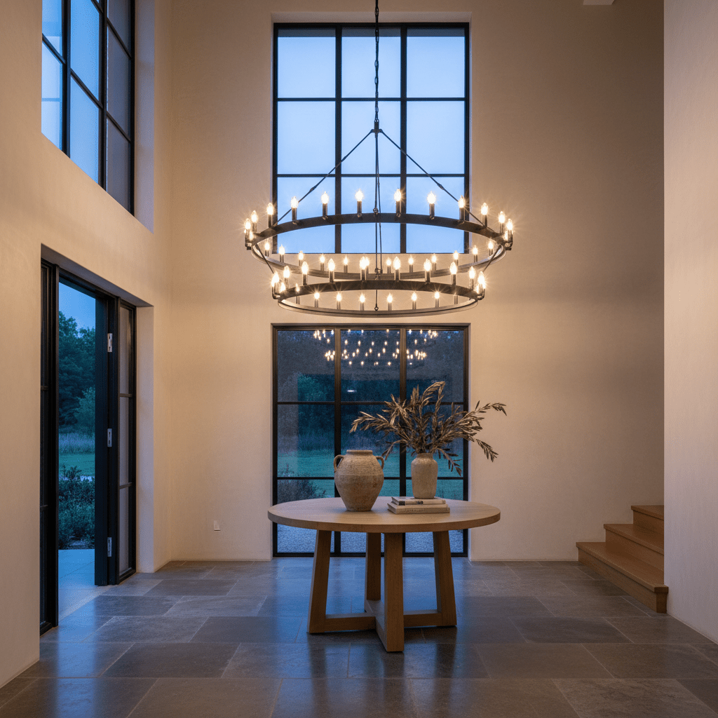 Ranch 2 Tier Chandelier