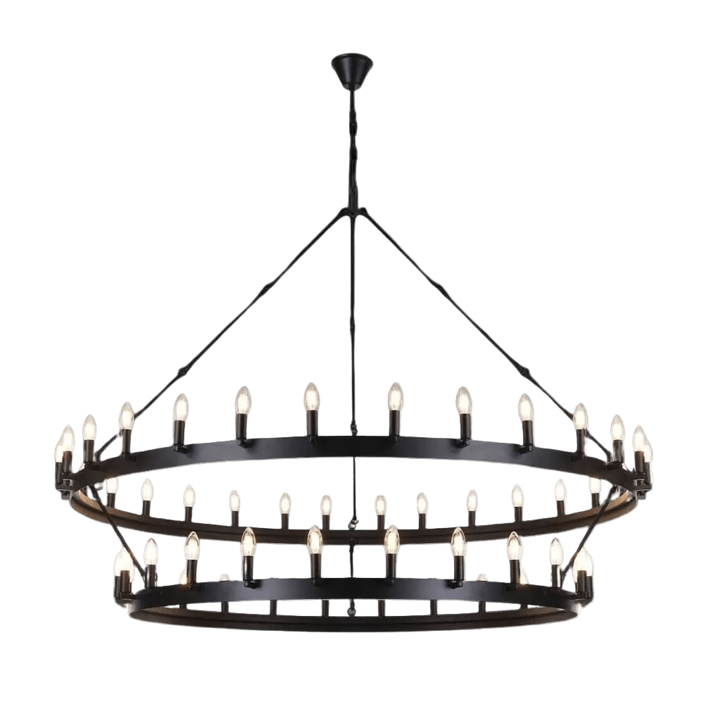 Ranch 2 Tier Chandelier
