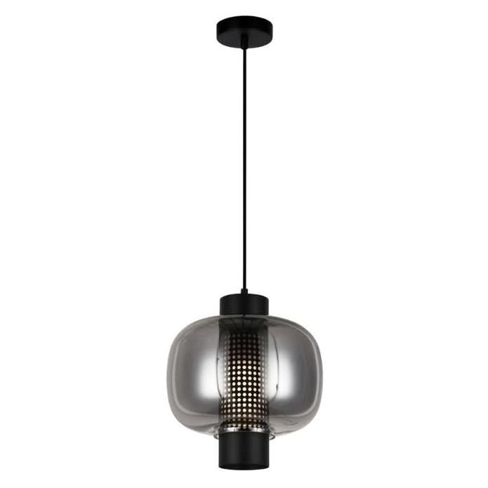 Chicago Medium Black Glass Pendant - Future Light - LED Lights South Africa