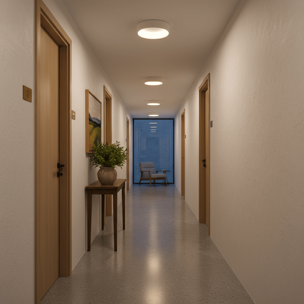 White Dimmable LED Ceiling Light