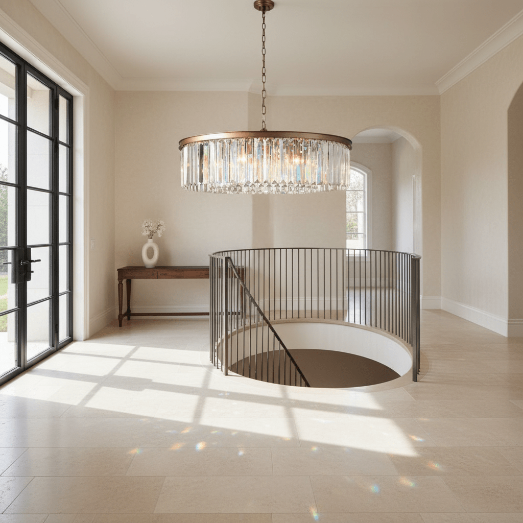 Westerford Gold & Crystal Chandelier - additional product image