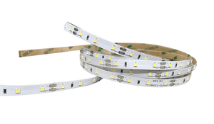 LED strip light on a white background