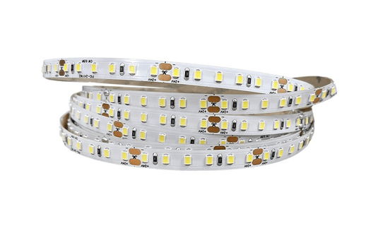 120 LED strip light on a white background