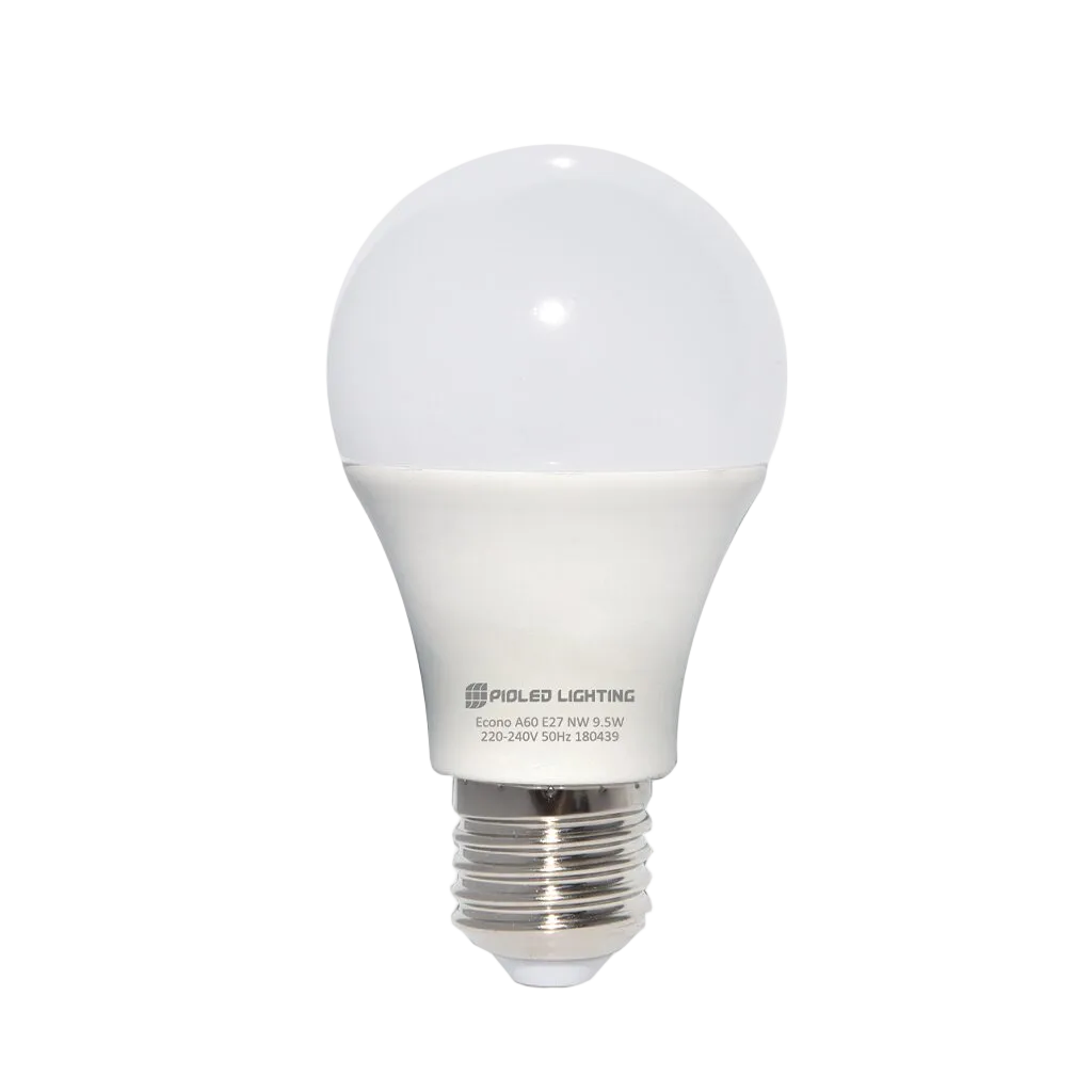 9.5W A60 LED Bulb – E27, 6000K Daylight