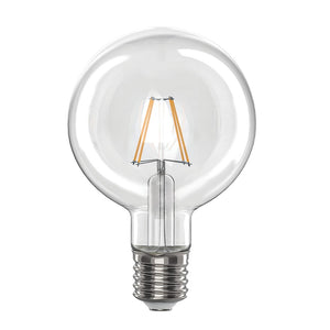 6W G95 LED Filament Clear Bulb - 2800K official source image
