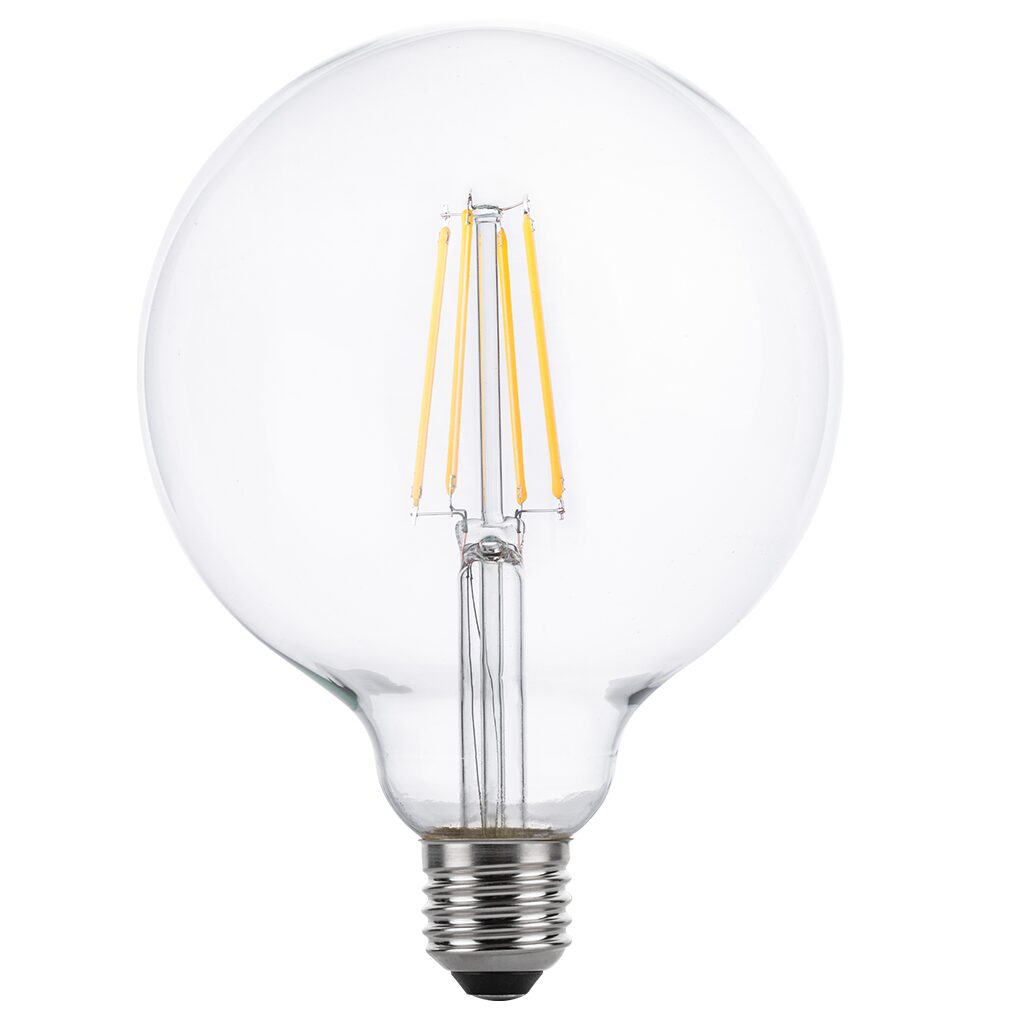 8W G125 LED Filament Clear Bulb - 2800K official source image