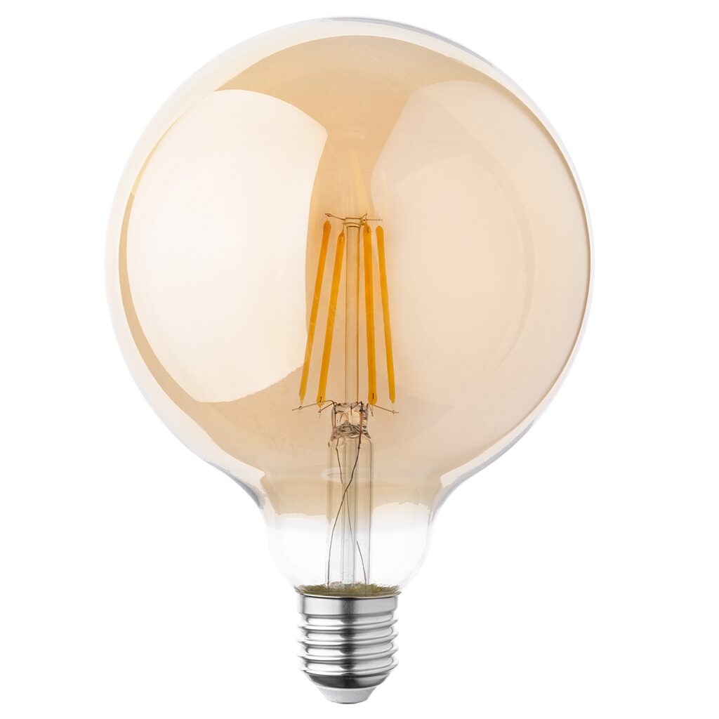 8W G125 LED Filament Bronze Bulb - 2200K official source image