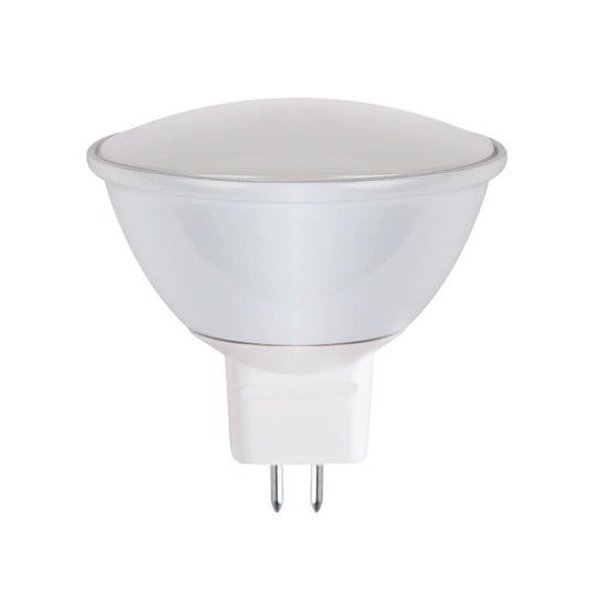 LED Down Light - MR16 4.5W featuring a sleek design with a white finish and two prong base.