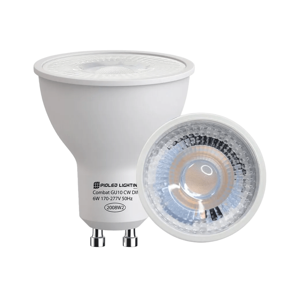 6W GU10 LED Downlight - 6000K - Dimmable