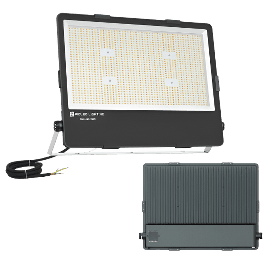 CCT and brightness comparison using LED Coastal Flood Lights in Polokwane SA outdoor landscape