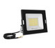 LED flood light with black casing on a white background