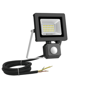 Black 20w LED flood light with sensor