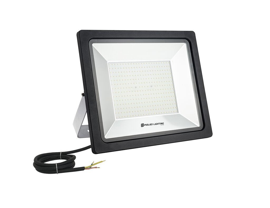 LED flood light on a white background