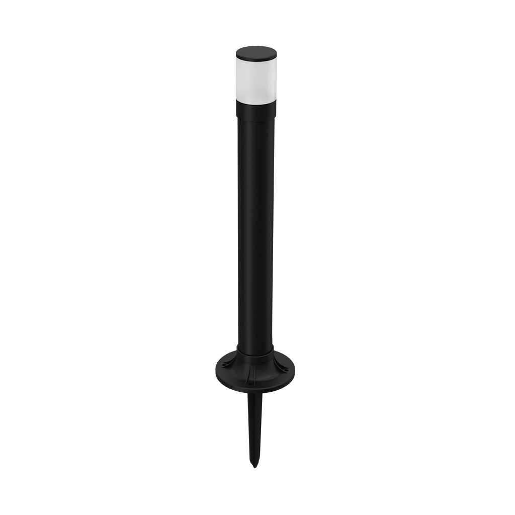 Black bollard light 