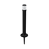Black bollard light 