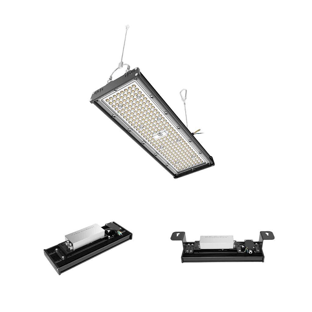 120/100/80W Delta 3CCT Linear IP65 Highbay