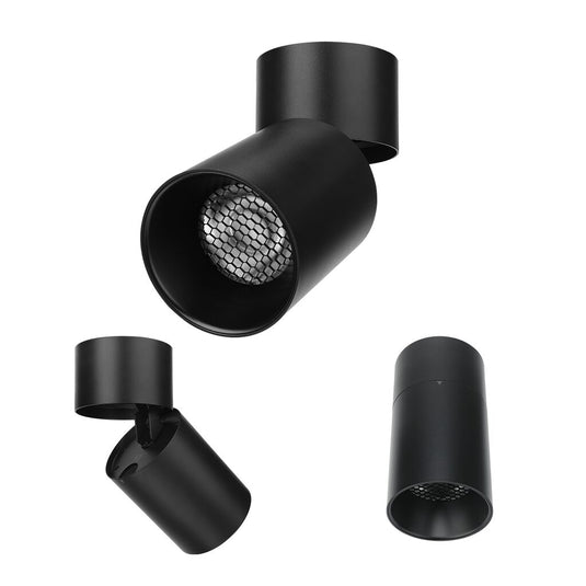 Pakman 35W Tiltable Surface-Mount Round Downlight – CCT