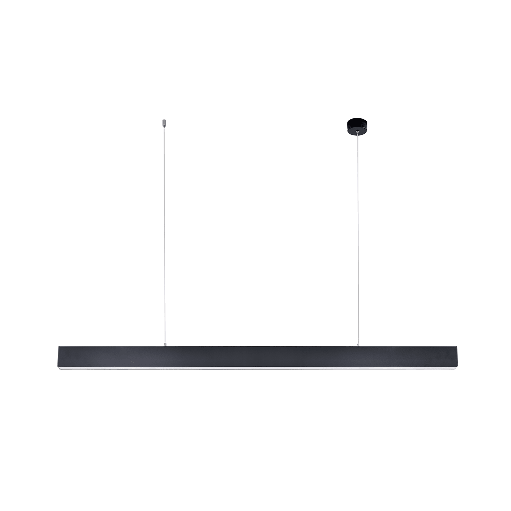 40W Surface / Hanging Linear Light – Black (3CCT, IP33)