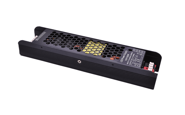 LED Power Supply - 12Vdc 120W - Surge Protected Slim Design