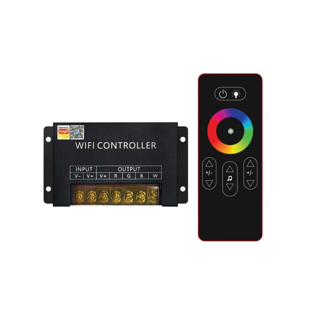 RGB WiFi Smart Controller with Remote – 12V / 24V