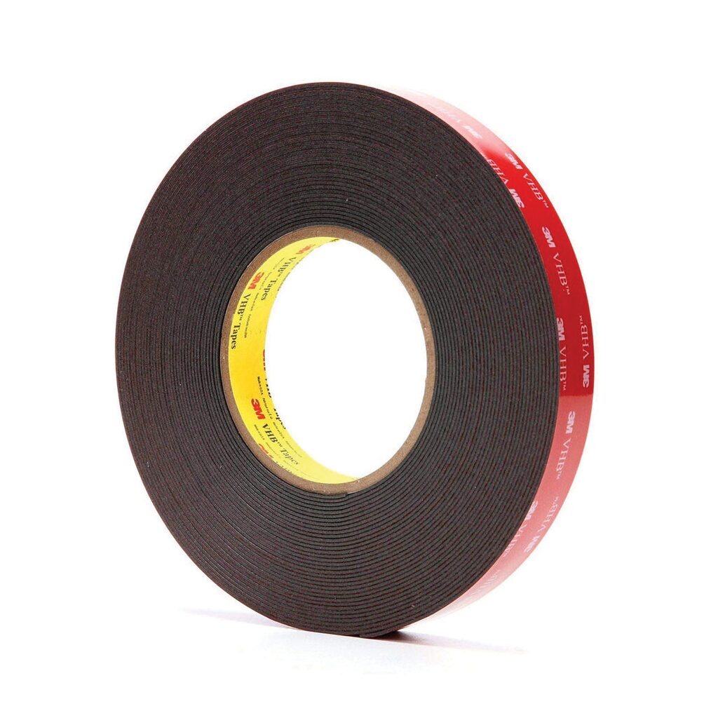 Roll of 3M double-sided tape on a white background