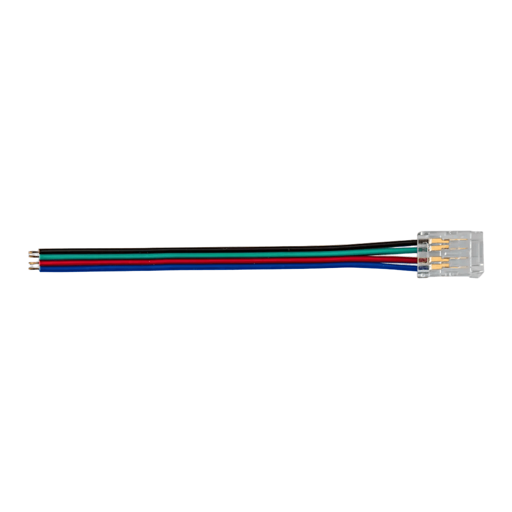 Fast Connector with 10cm Tail for 10mm RGB Strip