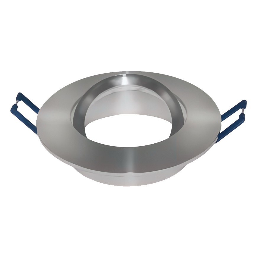 Silver Tilt GU10 Downlight Fixture, IP20 product image
