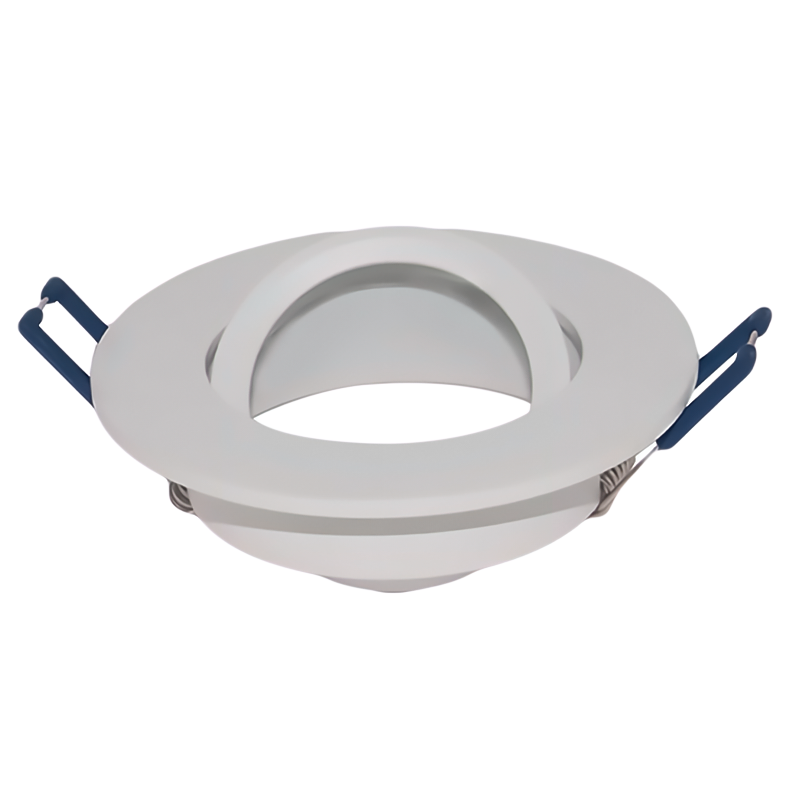 White CNC Aluminium Tilt Downlight Fixture product image