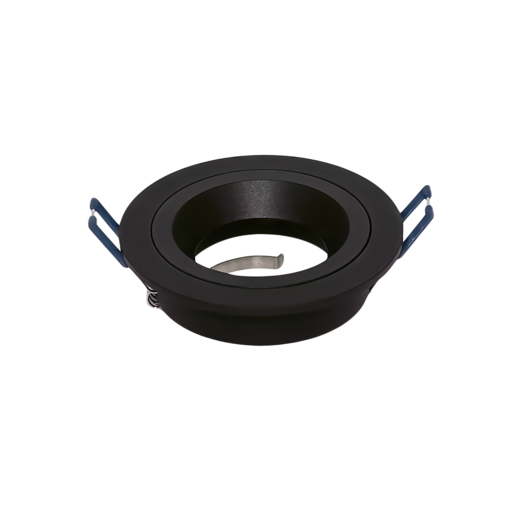 CNC Aluminium Downlight Fixture Anti Glare Fixed Black – AB828 official source image