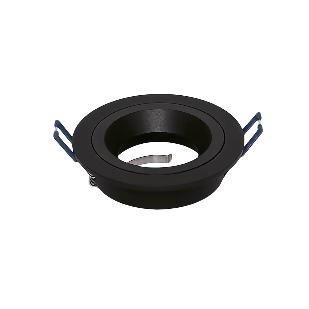 CNC Aluminium Downlight Fixture Anti Glare Fixed Black – AB828