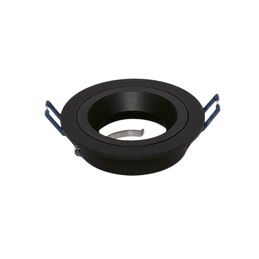 CNC Aluminium Downlight Fixture Anti Glare Fixed Black – AB828