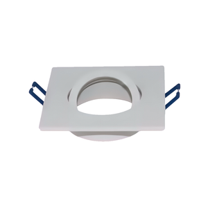 White Square Tilt GU10 Downlight Fixture