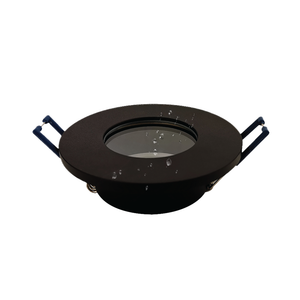 IP44 CNC Aluminium GU10 Fixture Black- B4483 official source image