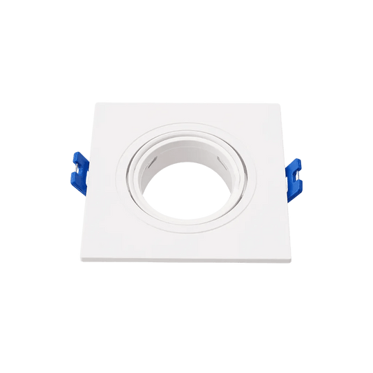 PC Downlight Front change Tilt Anti Glare Square Fixture – White 9393