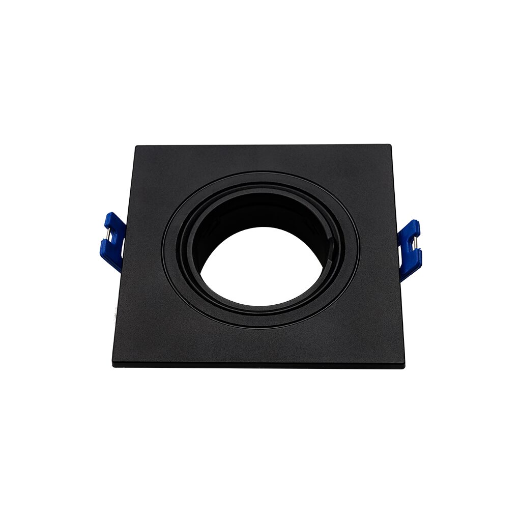 PC Downlight Front change Tilt Anti Glare Square Fixture – Black 9393 official source image