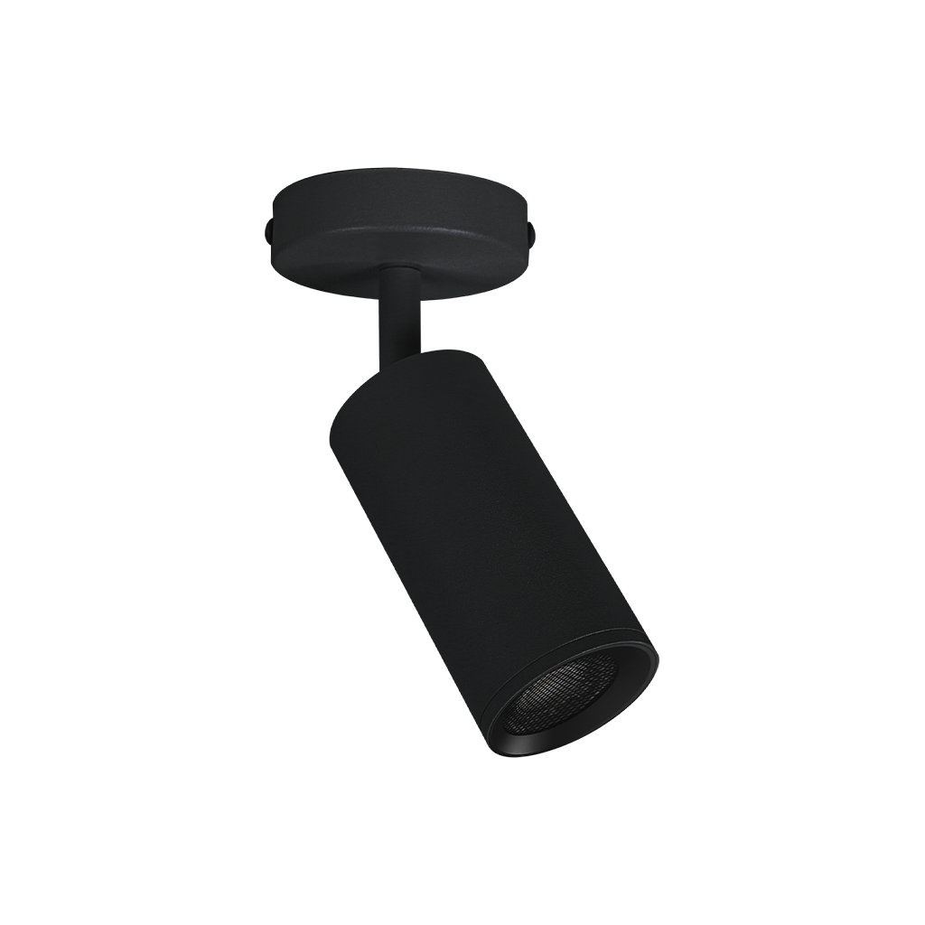 Snypa Black GU10 Surface Spotlight product image