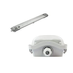 Zen Tri-Proof 4ft PC IP65 Fixture for 2xT8 LED Tubes official source image