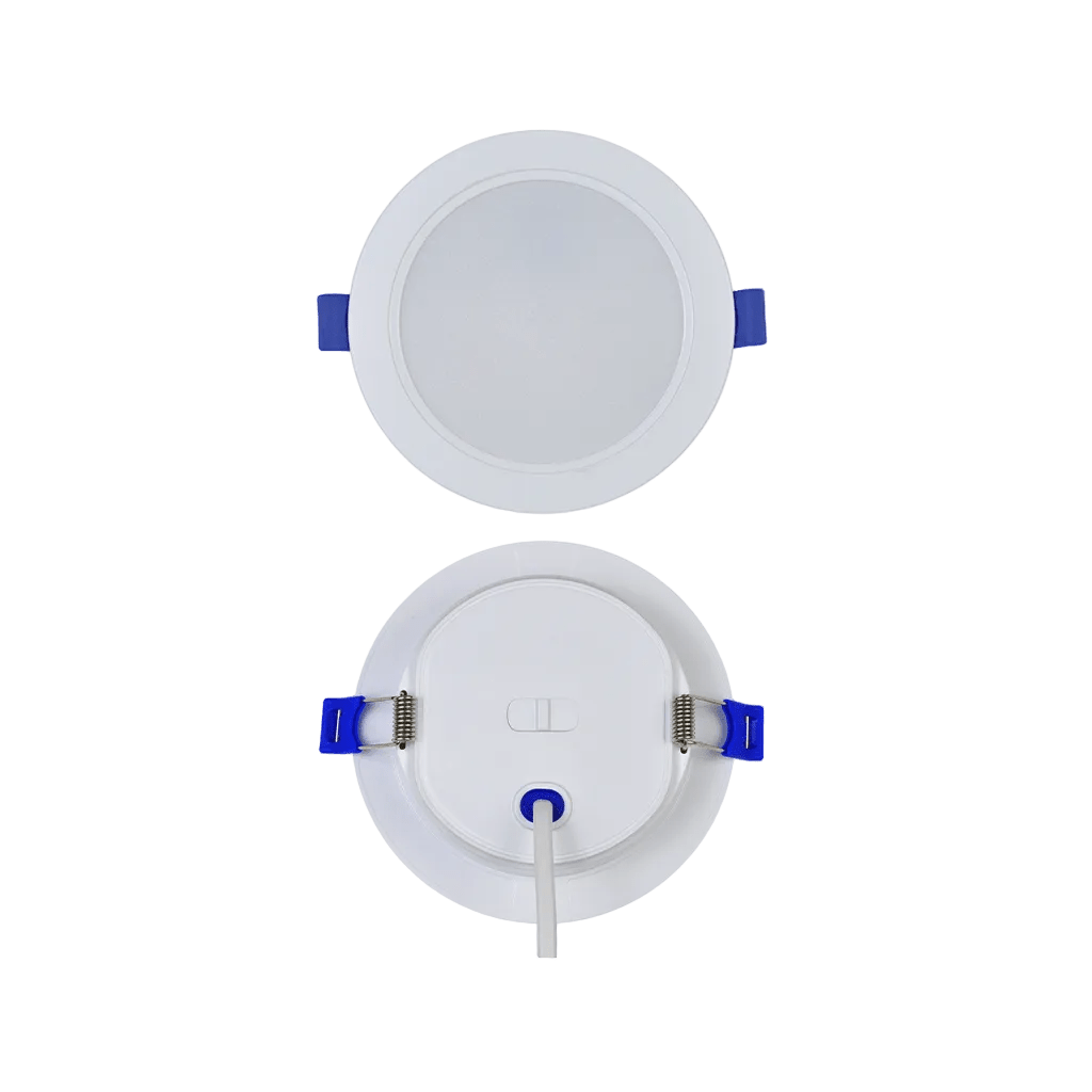 9W Luka LED Recessed Round Panel – CCT