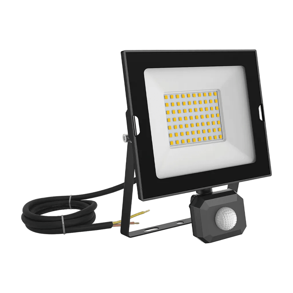 LED Flood Light - Oober 50W Motion Sensor - 3000K