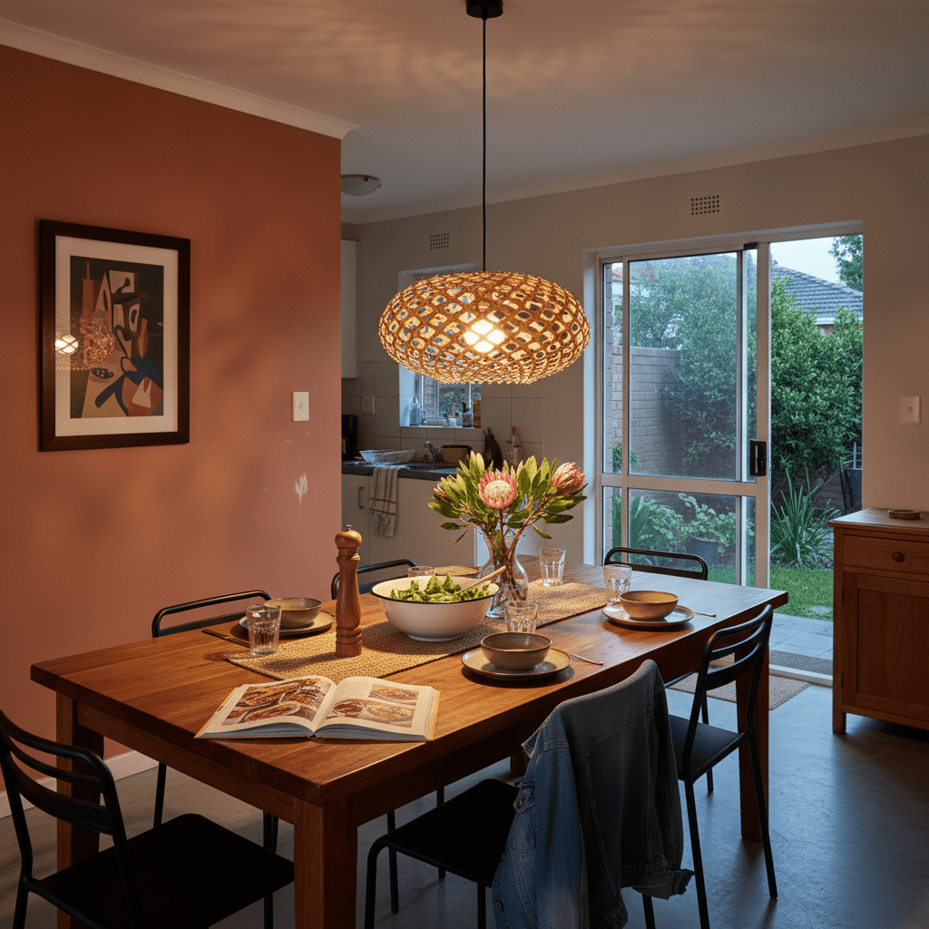 Poppy Ply Wood Pendant