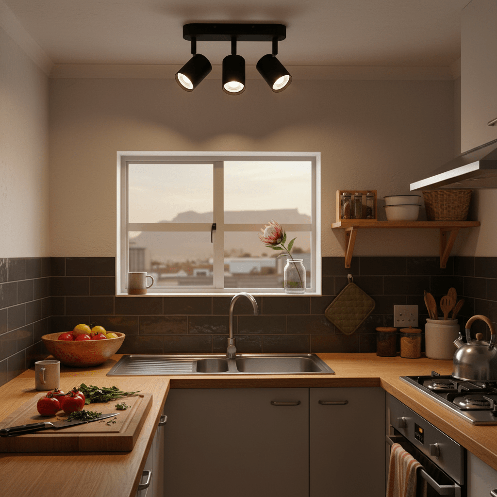 Black Pulse 3 Light Adjustable Spotlight (Spazio)