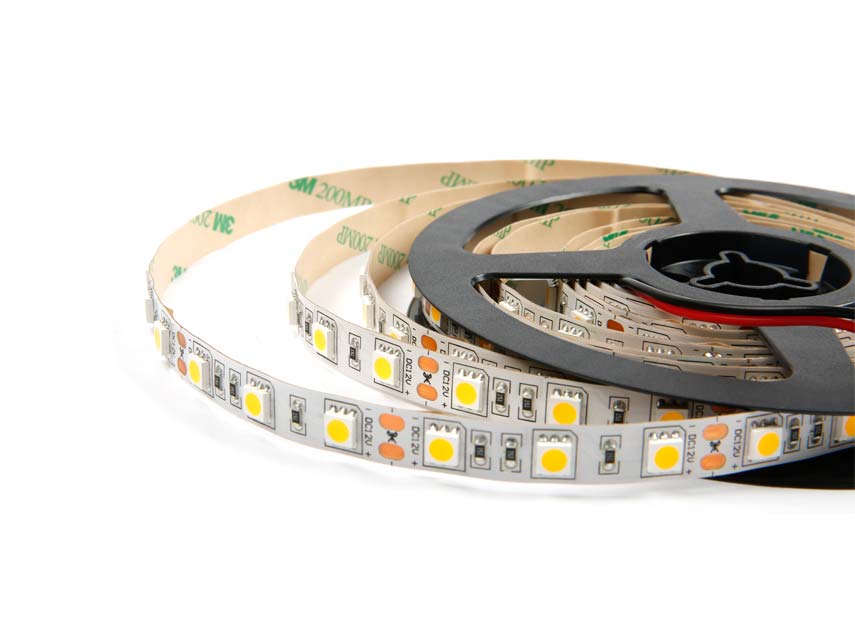 LED Striplight 12V - 5050 Non-Waterproof (5M Roll) - Warm White, Cool White and Daylight - Future Light - LED Lights South Africa